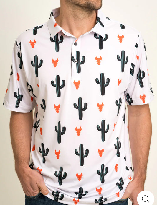 Coyote Cactus men’s golf shirt