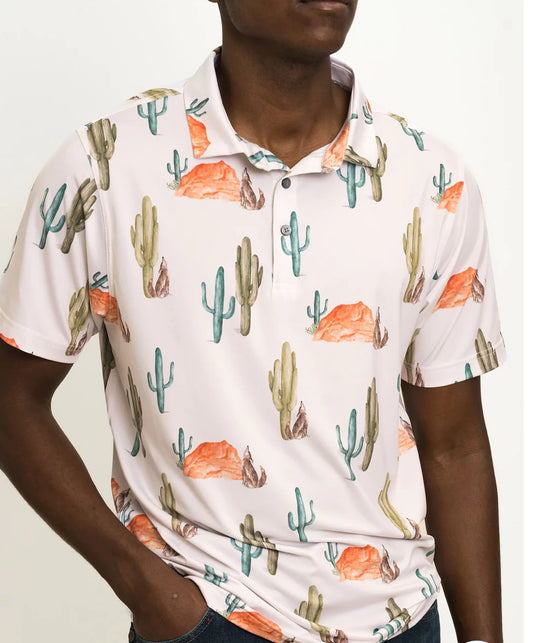 Men’s Saguaro Howler golf shirt
