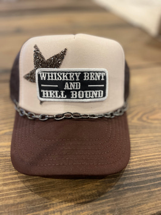 Whiskey Bent trucker cap