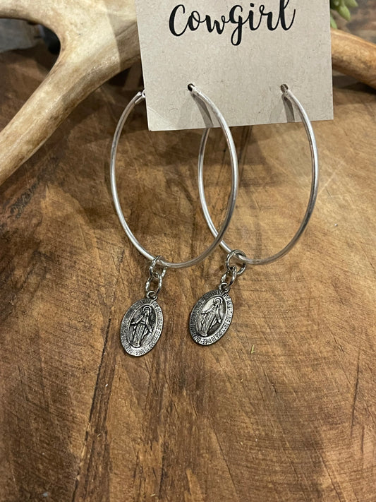 Lady of the Guadalupe earrings