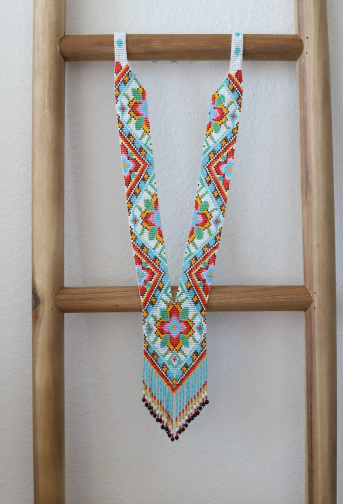 Hand Beaded Bohemian Necklace